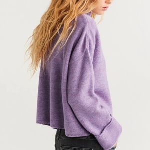 Mango rolled up sleeves sweater